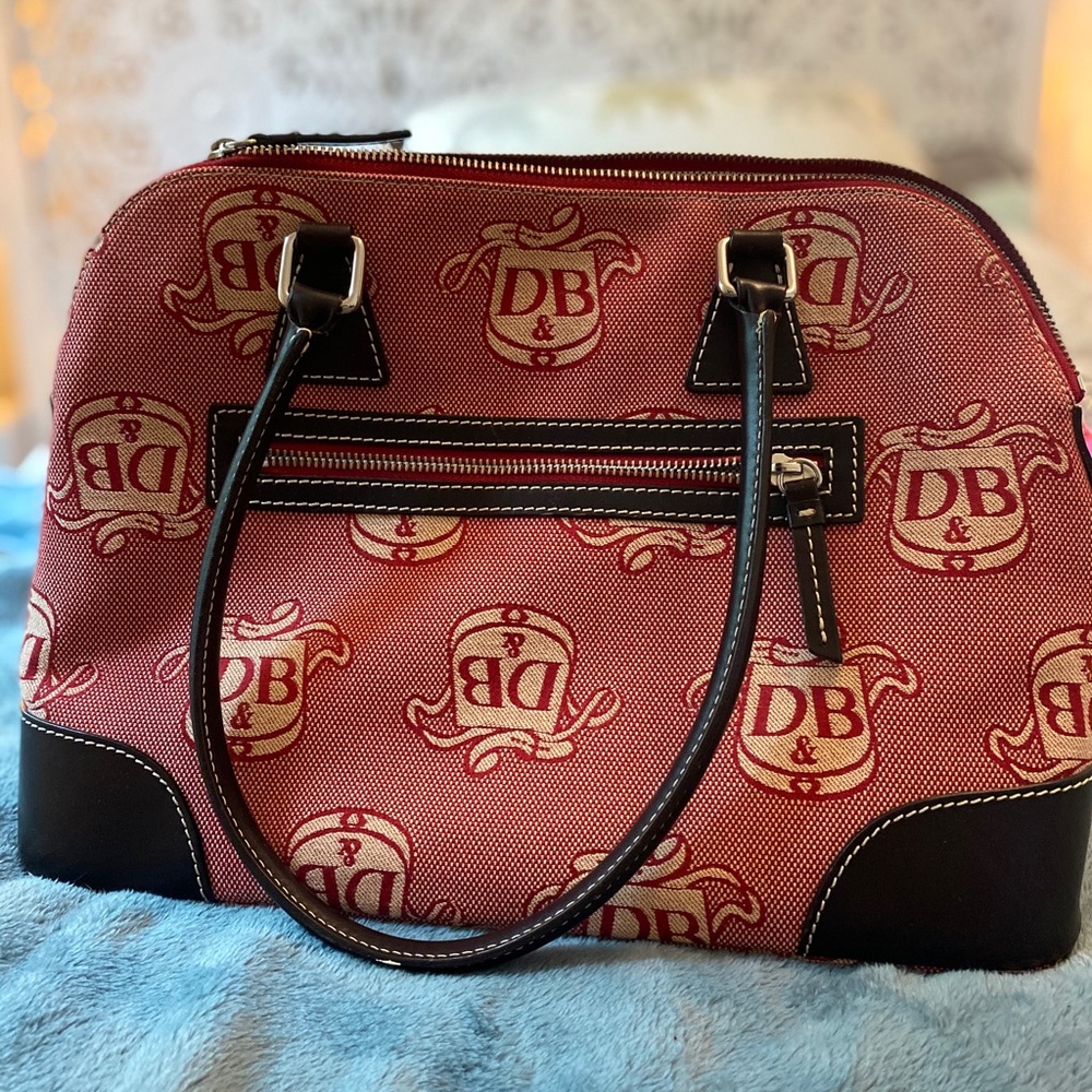 Rare Dooney & Bourke monogram satchel & coin purse